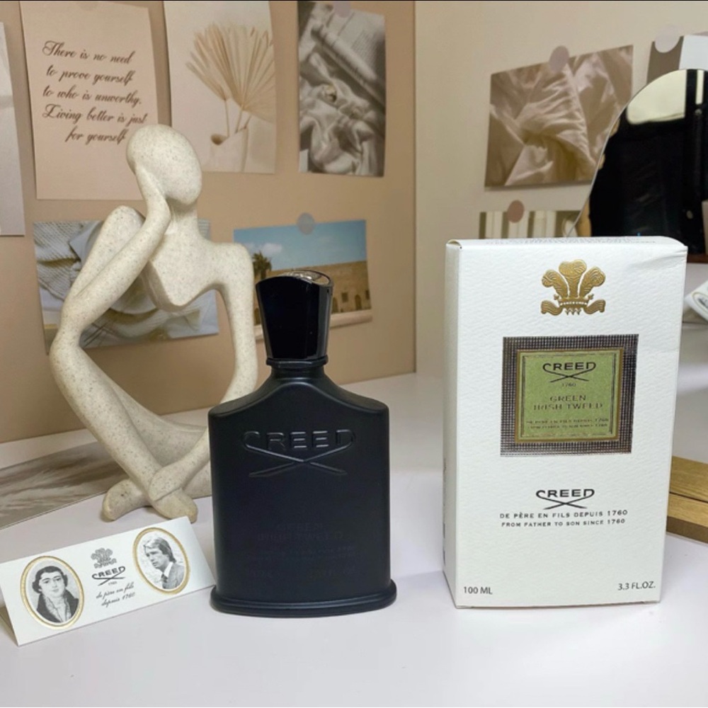 Creed Black Bottle with White Box